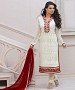 Designer White Chiffon Dress Material @ 62% OFF Rs 926.00 Only FREE Shipping + Extra Discount - Dress Material, Buy Dress Material Online, salwar suits for women, dress materials for women, Buy dress materials for women,  online Sabse Sasta in India -  for  - 10424/20160627