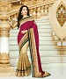 Pink And Cream Karishma Heavy Saree Buy Online @ 44% OFF Rs 1853.00 Only FREE Shipping + Extra Discount - Sarees, Buy Sarees Online, Desginer Sarees, Printed Sarees, Buy Printed Sarees,  online Sabse Sasta in India - Sarees for Women - 10521/20160627