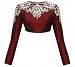 Latest Maroon Beautiful Designer Blouse @ 63% OFF Rs 494.00 Only FREE Shipping + Extra Discount - Blouse, Buy Blouse Online, Desginer Blouse, Inner, Buy Inner,  online Sabse Sasta in India - Designer Blouse for Women - 10485/20160627