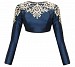 Fabboom Latest Nevy Blue Beautiful Designer Blouse- Blouse, Buy Blouse Online, Inner, sari, Buy sari,  online Sabse Sasta in India -  for  - 9231/20160519