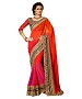 Women Orange color Georgette saree @ 31% OFF Rs 866.00 Only FREE Shipping + Extra Discount - Partywear Saree, Buy Partywear Saree Online, Georgette Saree, Deginer Saree, Buy Deginer Saree,  online Sabse Sasta in India - Sarees for Women - 8234/20160329