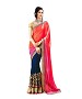 Women Pink color Chiffon saree @ 31% OFF Rs 767.00 Only FREE Shipping + Extra Discount - Partywear Saree, Buy Partywear Saree Online, Chiffon saree, Deginer Saree, Buy Deginer Saree,  online Sabse Sasta in India - Sarees for Women - 8235/20160329