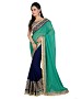 Women Blue color Georgette saree @ 31% OFF Rs 927.00 Only FREE Shipping + Extra Discount - Partywear Saree, Buy Partywear Saree Online, Georgette Saree, Deginer Saree, Buy Deginer Saree,  online Sabse Sasta in India -  for  - 8236/20160329