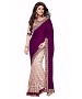 Women Maroon color Georgette and brasso saree @ 31% OFF Rs 668.00 Only FREE Shipping + Extra Discount - Partywear Saree, Buy Partywear Saree Online, Georgette Saree, Deginer Saree, Buy Deginer Saree,  online Sabse Sasta in India - Sarees for Women - 8237/20160329
