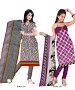 PRINTED COMBO OFFER- Combo Offer, Buy Combo Offer Online, PRINTED, DRESS MATERIAL, Buy DRESS MATERIAL,  online Sabse Sasta in India - Combo Offer for Women - 8642/20160410
