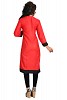 Red Heavy Rayon Cotton Plain Casual Kurti @ 31% OFF Rs 494.00 Only FREE Shipping + Extra Discount - Heavy Rayon Cotton, Buy Heavy Rayon Cotton Online, stitched Kurti, Plain Casual Kurti for womens, Buy Plain Casual Kurti for womens,  online Sabse Sasta in India - Kurtas & Kurtis for Women - 5913/20160111