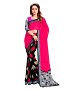 Georgette Printed Red Saree @ 54% OFF Rs 864.00 Only FREE Shipping + Extra Discount -  online Sabse Sasta in India - Sarees for Women - 10168/20160610