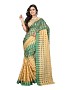 Cotton Silk Plain Green Saree @ 71% OFF Rs 308.00 Only FREE Shipping + Extra Discount -  online Sabse Sasta in India - Sarees for Women - 10160/20160610