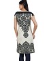 Panchi Cream White and Black Printed Cotton Kurti @ 69% OFF Rs 494.00 Only FREE Shipping + Extra Discount - Casual kurtis, Buy Casual kurtis Online, Printed Kurtis, Semi Stiched kurtis, Buy Semi Stiched kurtis,  online Sabse Sasta in India -  for  - 7705/20160322