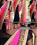 NEW DESIGNER PINK &  BLACK NET SPREY INDIAN MULTY THREAD WORK SAREE @ 47% OFF Rs 1422.00 Only FREE Shipping + Extra Discount - saree, Buy saree Online, georgette saree, deasiner  saree, Buy deasiner  saree,  online Sabse Sasta in India - Sarees for Women - 10401/20160622