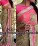 NEW DESIGNER CREAM NAYLONE NET INDIAN MULTY WITH SEQUNCE/HAND SAREE @ 43% OFF Rs 2163.00 Only FREE Shipping + Extra Discount - saree, Buy saree Online, nylon saree, deasiner  saree, Buy deasiner  saree,  online Sabse Sasta in India - Sarees for Women - 10410/20160622