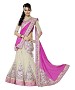 MAHARANI PINK NET LEHENGA @ 73% OFF Rs 730.00 Only FREE Shipping + Extra Discount -  online Sabse Sasta in India - Lehengas for Women - 10127/20160528