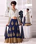 Blue WITH HEAVY PESLY DESIGNER  LEHENGA @ 74% OFF Rs 2201.00 Only FREE Shipping + Extra Discount -  online Sabse Sasta in India - Lehengas for Women - 10133/20160528
