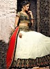White Plain Designer Lehenga Choli With Embroidered Work @ 46% OFF Rs 989.00 Only FREE Shipping + Extra Discount - Net Lehenga, Buy Net Lehenga Online, Designer Lehenga, Partywear Lehenga, Buy Partywear Lehenga,  online Sabse Sasta in India - Lehengas for Women - 8597/20160407