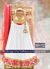 White & Peach Designer Georgette Lehenga Choli @ 48% OFF Rs 803.00 Only FREE Shipping + Extra Discount - Georgette Lehenga, Buy Georgette Lehenga Online, Designer Lehenga, Partywear Lehenga, Buy Partywear Lehenga,  online Sabse Sasta in India - Lehengas for Women - 8581/20160407