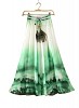 Layroz Green and White Faux Geogette Digital Printed Exclusive Skirt For Women's- Printed Skirt, Buy Printed Skirt Online, Letest Skirt, Skirt, Buy Skirt,  online Sabse Sasta in India - Skirts for Women - 10877/20160721