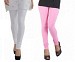 Cotton White and Light Pink Color Leggings Combo @ 31% OFF Rs 407.00 Only FREE Shipping + Extra Discount - Stylish legging, Buy Stylish legging Online, simple legging, Combo Deal, Buy Combo Deal,  online Sabse Sasta in India - Leggings for Women - 7013/20160318