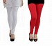 Cotton White and Red Color Leggings Combo @ 31% OFF Rs 407.00 Only FREE Shipping + Extra Discount - Stylish legging, Buy Stylish legging Online, simple legging, Combo Deal, Buy Combo Deal,  online Sabse Sasta in India - Leggings for Women - 7011/20160318