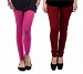 Cotton Pink and Brown Color Leggings Combo @ 31% OFF Rs 407.00 Only FREE Shipping + Extra Discount -  online Sabse Sasta in India - Leggings for Women - 7081/20160318