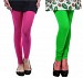 Cotton Pink and Light Green Color Leggings Combo @ 31% OFF Rs 407.00 Only FREE Shipping + Extra Discount - Stylish legging, Buy Stylish legging Online, simple legging, Combo Deal, Buy Combo Deal,  online Sabse Sasta in India - Leggings for Women - 7097/20160318