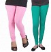 Cotton Light Pink and Rama Green Color Leggings Combo @ 31% OFF Rs 407.00 Only FREE Shipping + Extra Discount - Stylish legging, Buy Stylish legging Online, simple legging, Combo Deal, Buy Combo Deal,  online Sabse Sasta in India - Leggings for Women - 7104/20160318