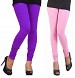 Cotton Light Pink and Purple Color Leggings Combo @ 31% OFF Rs 407.00 Only FREE Shipping + Extra Discount - Stylish legging, Buy Stylish legging Online, simple legging, Combo Deal, Buy Combo Deal,  online Sabse Sasta in India - Leggings for Women - 7114/20160318