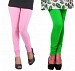 Cotton Light Pink and Light Green Color Leggings Combo @ 31% OFF Rs 407.00 Only FREE Shipping + Extra Discount - Stylish legging, Buy Stylish legging Online, simple legging, Combo Deal, Buy Combo Deal,  online Sabse Sasta in India - Leggings for Women - 7117/20160318