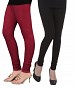 Cotton Brown and Black Color Leggings Combo @ 31% OFF Rs 407.00 Only FREE Shipping + Extra Discount - Stylish legging, Buy Stylish legging Online, simple legging, Combo Deal, Buy Combo Deal,  online Sabse Sasta in India - Leggings for Women - 7143/20160318