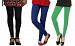 Cotton Black,Royal Blue and Green Color Leggings Combo @ 31% OFF Rs 617.00 Only FREE Shipping + Extra Discount - Stylish legging, Buy Stylish legging Online, simple legging, Combo Deal, Buy Combo Deal,  online Sabse Sasta in India - Leggings for Women - 7490/20160318