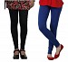 Cotton Black and Royal Blue Color Leggings Combo @ 31% OFF Rs 407.00 Only FREE Shipping + Extra Discount - Stylish legging, Buy Stylish legging Online, simple legging, Combo Deal, Buy Combo Deal,  online Sabse Sasta in India - Leggings for Women - 7219/20160318