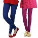 Cotton Royal Blue and Dark Pink Color Leggings Combo @ 31% OFF Rs 407.00 Only FREE Shipping + Extra Discount - Stylish legging, Buy Stylish legging Online, simple legging, Combo Deal, Buy Combo Deal,  online Sabse Sasta in India - Leggings for Women - 7236/20160318
