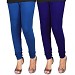 Cotton Royal Blue and Blue Color Leggings Combo @ 31% OFF Rs 407.00 Only FREE Shipping + Extra Discount - Stylish legging, Buy Stylish legging Online, simple legging, Combo Deal, Buy Combo Deal,  online Sabse Sasta in India - Leggings for Women - 7243/20160318