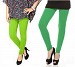 Cotton Green and Parrot Green Color Leggings Combo @ 31% OFF Rs 407.00 Only FREE Shipping + Extra Discount - Stylish legging, Buy Stylish legging Online, simple legging, Combo Deal, Buy Combo Deal,  online Sabse Sasta in India - Leggings for Women - 7246/20160318