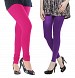 Cotton Pink and Purple Color Leggings Combo @ 31% OFF Rs 407.00 Only FREE Shipping + Extra Discount - Stylish legging, Buy Stylish legging Online, simple legging, Combo Deal, Buy Combo Deal,  online Sabse Sasta in India - Leggings for Women - 7259/20160318