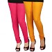 Cotton Pink and Yellow Color Leggings Combo @ 31% OFF Rs 407.00 Only FREE Shipping + Extra Discount - Stylish legging, Buy Stylish legging Online, simple legging, Combo Deal, Buy Combo Deal,  online Sabse Sasta in India - Leggings for Women - 7263/20160318