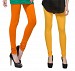 Cotton Dark Orange and Yellow Color Leggings Combo @ 31% OFF Rs 407.00 Only FREE Shipping + Extra Discount - Stylish legging, Buy Stylish legging Online, simple legging, Combo Deal, Buy Combo Deal,  online Sabse Sasta in India - Leggings for Women - 7302/20160318