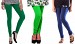 Cotton Dark Green, Light Green and Blue Color Leggings Combo @ 31% OFF Rs 617.00 Only FREE Shipping + Extra Discount - Stylish legging, Buy Stylish legging Online, simple legging, Combo Deal, Buy Combo Deal,  online Sabse Sasta in India - Combo Offer for Women - 7566/20160318