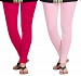 Cotton Red and Light Pink Color Leggings Combo @ 31% OFF Rs 407.00 Only FREE Shipping + Extra Discount -  online Sabse Sasta in India - Leggings for Women - 7058/20160318