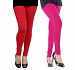 Cotton Red and Pink Color Leggings Combo @ 31% OFF Rs 407.00 Only FREE Shipping + Extra Discount -  online Sabse Sasta in India - Leggings for Women - 7068/20160318