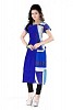 Blue Straight Printed Faux Georgette Kurti @ 31% OFF Rs 864.00 Only FREE Shipping + Extra Discount - Georgette kurti, Buy Georgette kurti Online, Stitched, Designer Kurti For womens, Buy Designer Kurti For womens,  online Sabse Sasta in India - Kurtas & Kurtis for Women - 6644/20160227