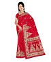Red color printed bhagalpuri saree with blouse piece @ 31% OFF Rs 494.00 Only FREE Shipping + Extra Discount - Partywear Saree, Buy Partywear Saree Online, Silk Saree, Deginer Saree, Buy Deginer Saree,  online Sabse Sasta in India -  for  - 8219/20160329