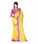 Embroidered Chiffon Yellow saree @ 31% OFF Rs 518.00 Only FREE Shipping + Extra Discount - Chiffon Saree, Buy Chiffon Saree Online, Partywear Saree, Embroidered Saree, Buy Embroidered Saree,  online Sabse Sasta in India - Sarees for Women - 5655/20151223