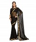 Plain Lace work Black Georgette saree @ 31% OFF Rs 494.00 Only FREE Shipping + Extra Discount - Georgette Saree, Buy Georgette Saree Online, Plain Lace work, Casual Saree, Buy Casual Saree,  online Sabse Sasta in India - Sarees for Women - 5657/20151223