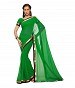 Plain Lace work Green Georgette saree @ 31% OFF Rs 494.00 Only FREE Shipping + Extra Discount - Georgette Saree, Buy Georgette Saree Online, Plain Lace work, Casual Saree, Buy Casual Saree,  online Sabse Sasta in India -  for  - 5659/20151223