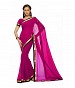 Plain Lace work Pink Georgette saree @ 31% OFF Rs 494.00 Only FREE Shipping + Extra Discount - Georgette Saree, Buy Georgette Saree Online, Plain Lace work, Casual Saree, Buy Casual Saree,  online Sabse Sasta in India - Sarees for Women - 5661/20151223