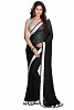 Chiffon Silver gota Black saree @ 31% OFF Rs 432.00 Only FREE Shipping + Extra Discount - Chiffon Saree, Buy Chiffon Saree Online, Fashionable Saree, Casual Saree, Buy Casual Saree,  online Sabse Sasta in India - Sarees for Women - 5670/20151223