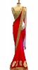 Lotus Red- Fancy Designer Saree, Buy Fancy Designer Saree Online, Designer Saree, Designer Saree, Buy Designer Saree,  online Sabse Sasta in India - Sarees for Women - 10233/20160615
