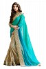 Beautiful Blue and Beige Embroidery Lace work Saree- sarees, Buy sarees Online, sarees for women, sarees for women party wear, Buy sarees for women party wear,  online Sabse Sasta in India - Sarees for Women - 10417/20160623