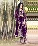 PURPLE EMBROIDERED LATEST SUIT @ 62% OFF Rs 1088.00 Only FREE Shipping + Extra Discount -  online Sabse Sasta in India - Salwar Suit for Women - 10039/20160528