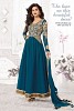 Thankar Kriti Senon New Navy Blue Designer Anarkali @ 43% OFF Rs 1173.00 Only FREE Shipping + Extra Discount - Georgette, Buy Georgette Online, Semi-stitched, Party Wear Suit, Buy Party Wear Suit,  online Sabse Sasta in India - Semi Stitched Anarkali Style Suits for Women - 3167/20150925